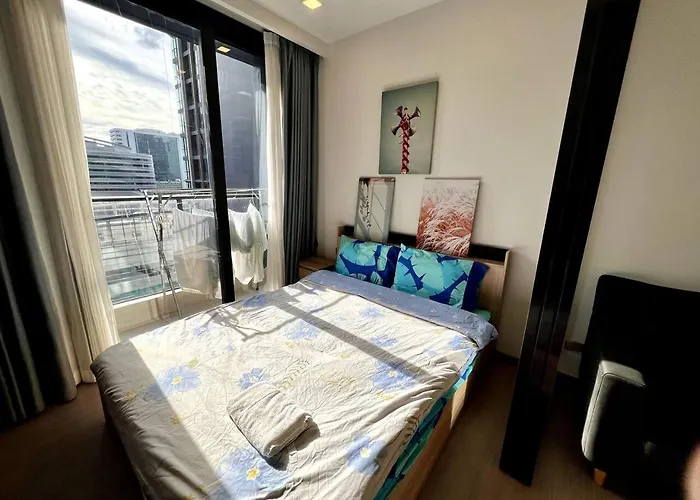 Free Parking With Balcony Pool And Gym Mrt 200m Appartamento