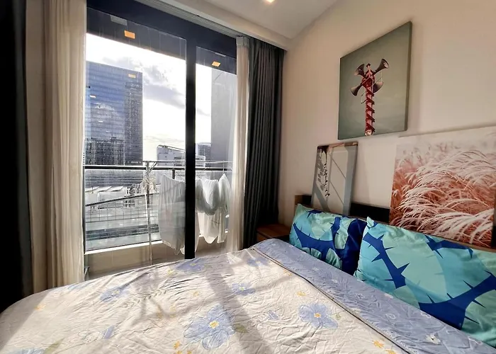 Appartamento Free Parking With Balcony Pool And Gym Mrt 200m Bangkok
